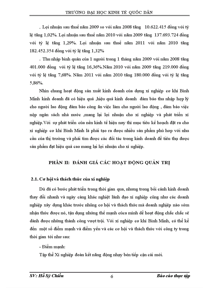 image for page Báo cáo thực tập tại Xí nghiệp cơ khí Bình Minh