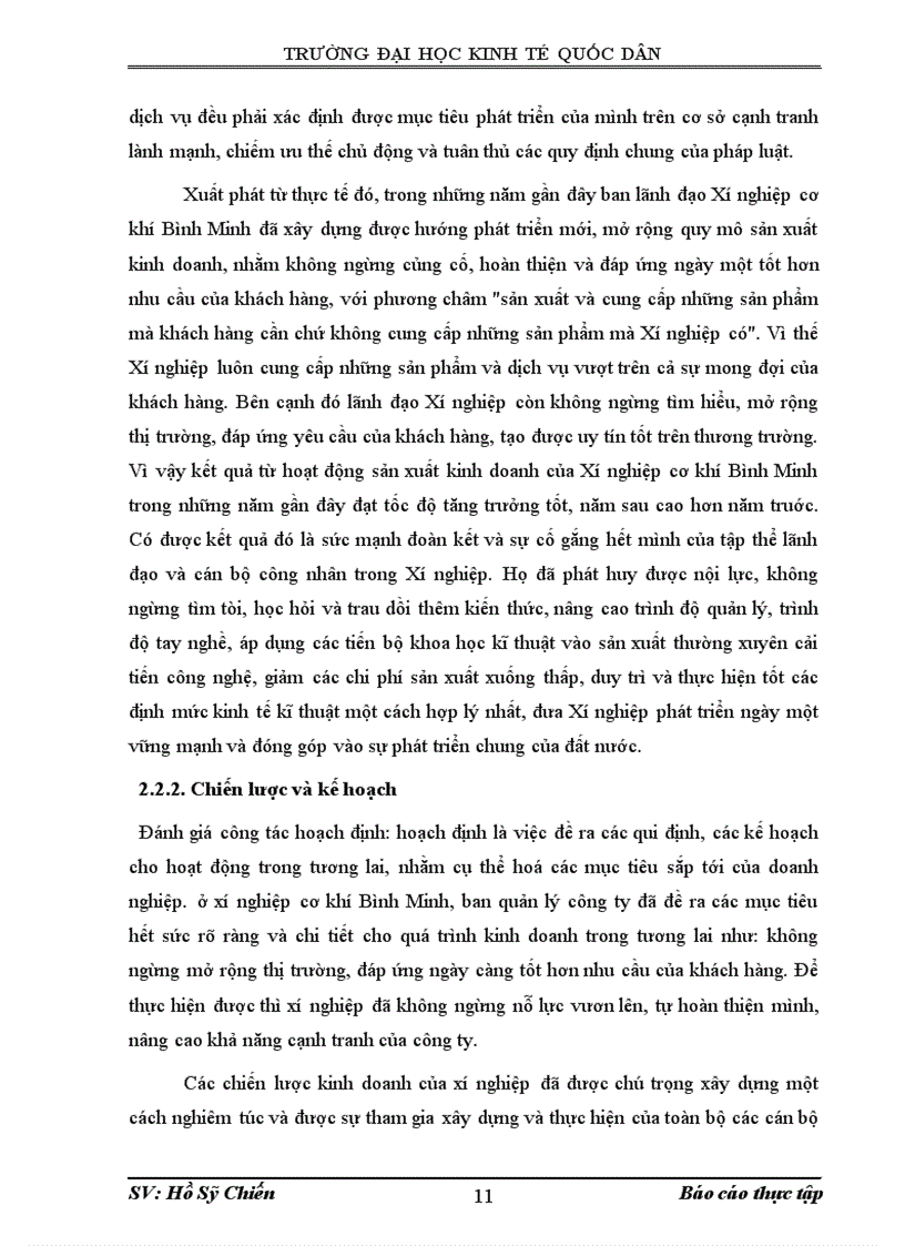 image for page Báo cáo thực tập tại Xí nghiệp cơ khí Bình Minh