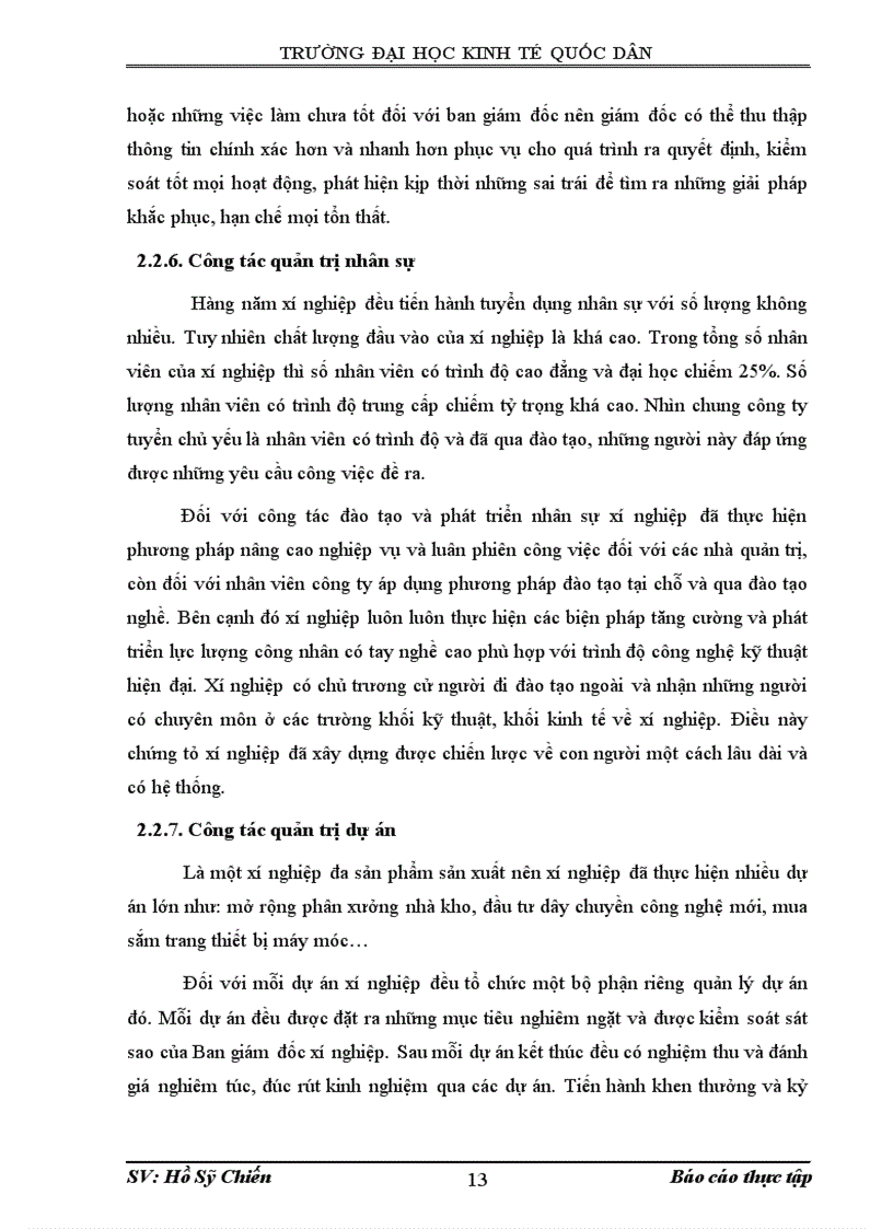 image for page Báo cáo thực tập tại Xí nghiệp cơ khí Bình Minh