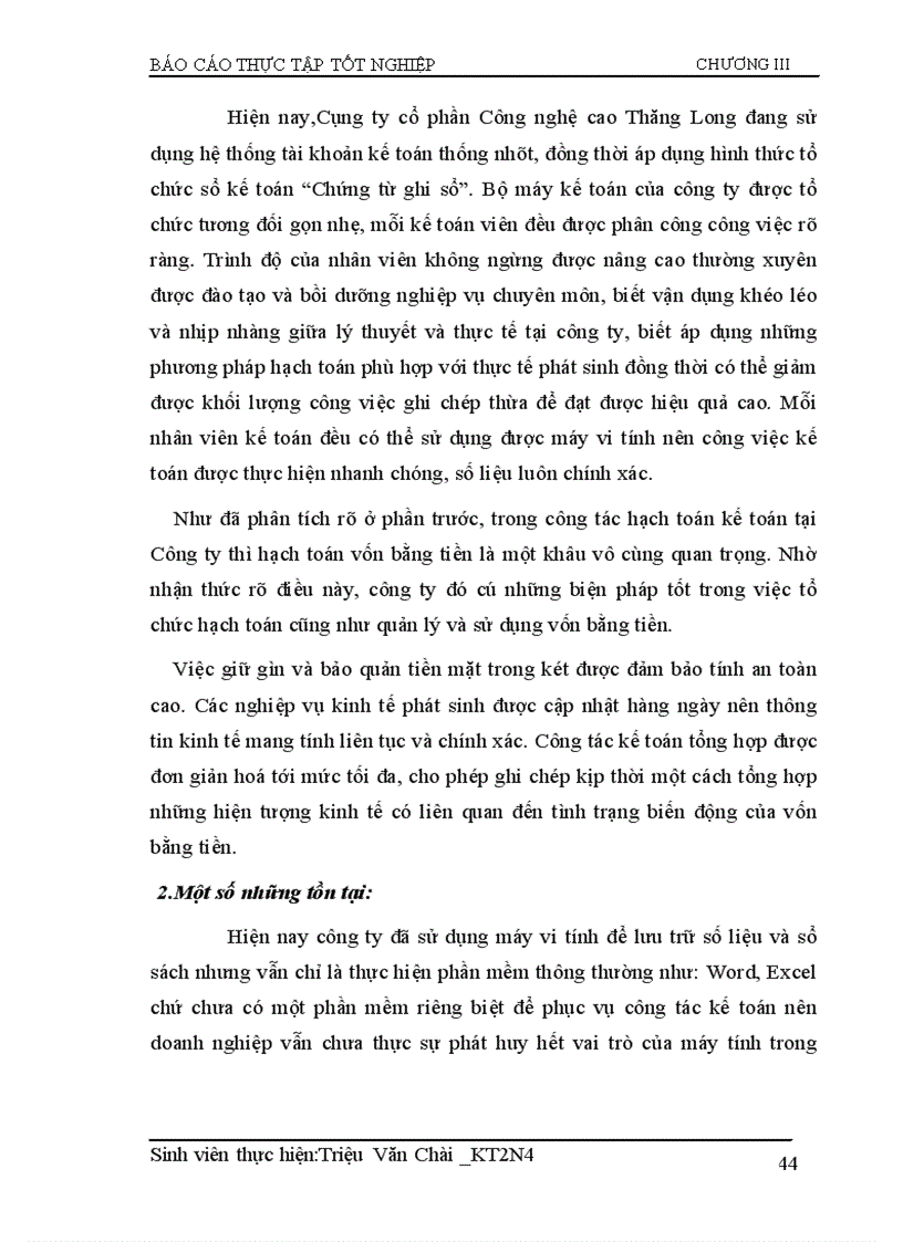 image for page Kế toán vốn bằng tiền tại công ty cổ phần công nghệ cao Thăng Long