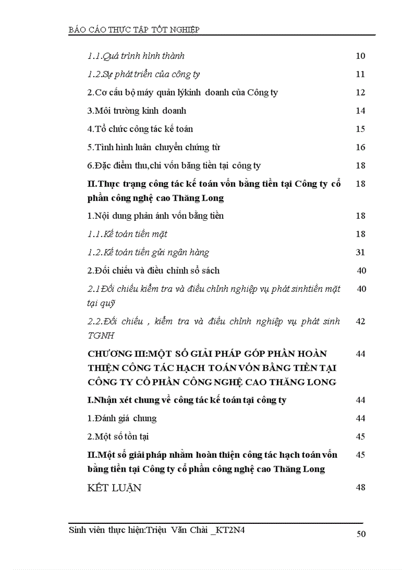 image for page Kế toán vốn bằng tiền tại công ty cổ phần công nghệ cao Thăng Long