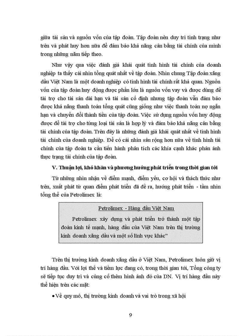 image for page Báo cáo thực tập tổng hợp tại Tập đoàn Xăng dầu Việt Nam Petrolimex