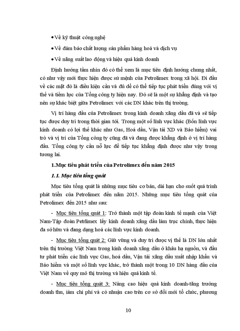 image for page Báo cáo thực tập tổng hợp tại Tập đoàn Xăng dầu Việt Nam Petrolimex