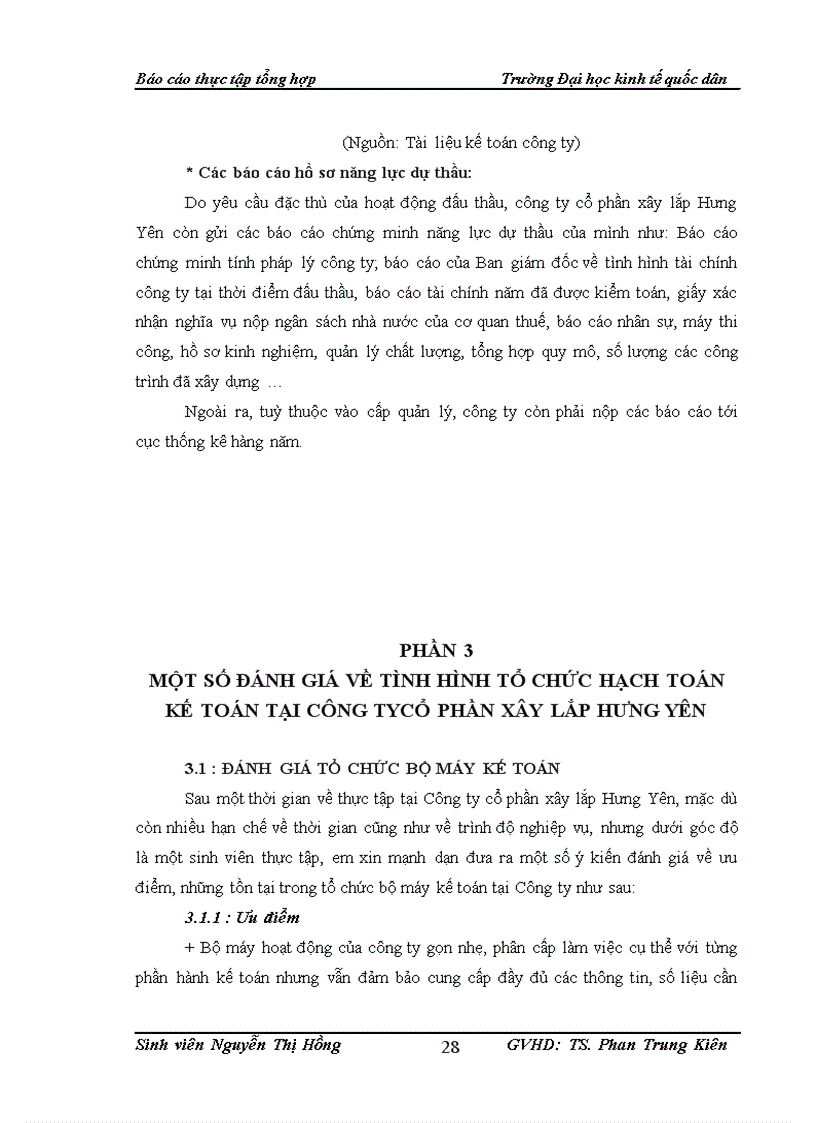 image for page Một số đánh giá về tình hình tổ chức hạch toán kế toán tại công ty cổ phần xây lắp Hưng Yên 1