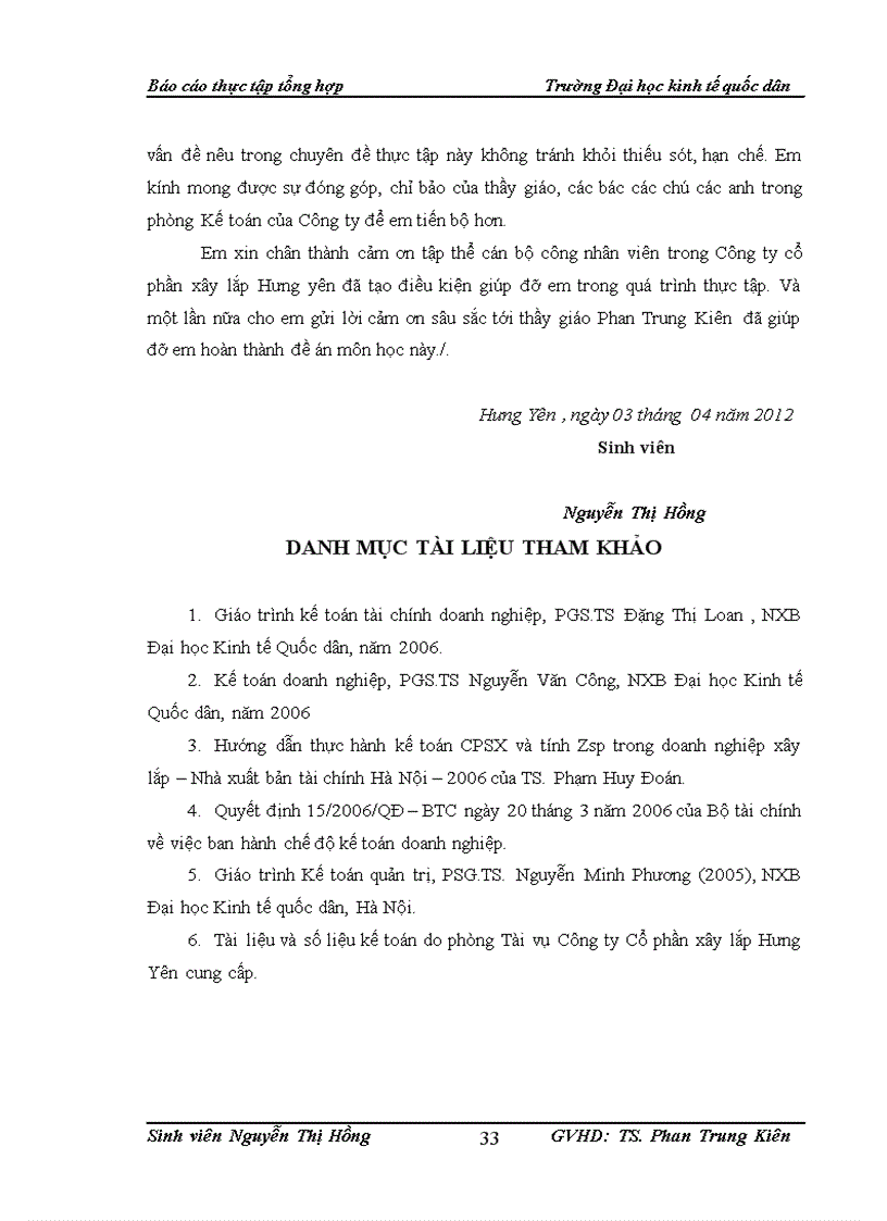 image for page Một số đánh giá về tình hình tổ chức hạch toán kế toán tại công ty cổ phần xây lắp Hưng Yên 1