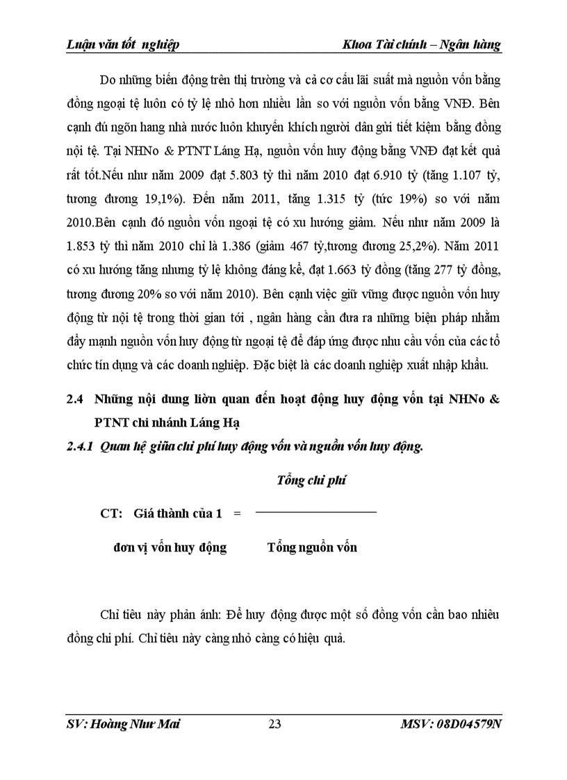 image for page Một số giải pháp nâng cao hiệu quả huy động vốn tại NHNo PTNT chi nhánh Láng Hạ
