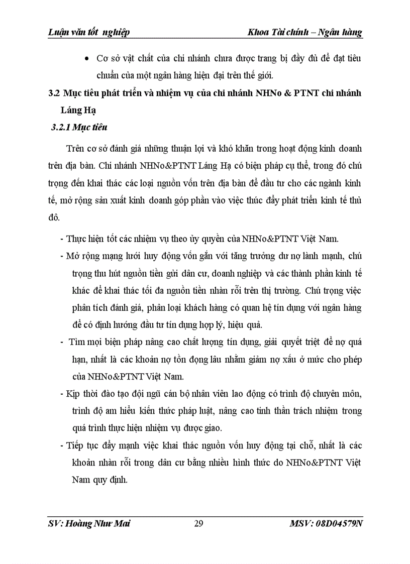 image for page Một số giải pháp nâng cao hiệu quả huy động vốn tại NHNo PTNT chi nhánh Láng Hạ