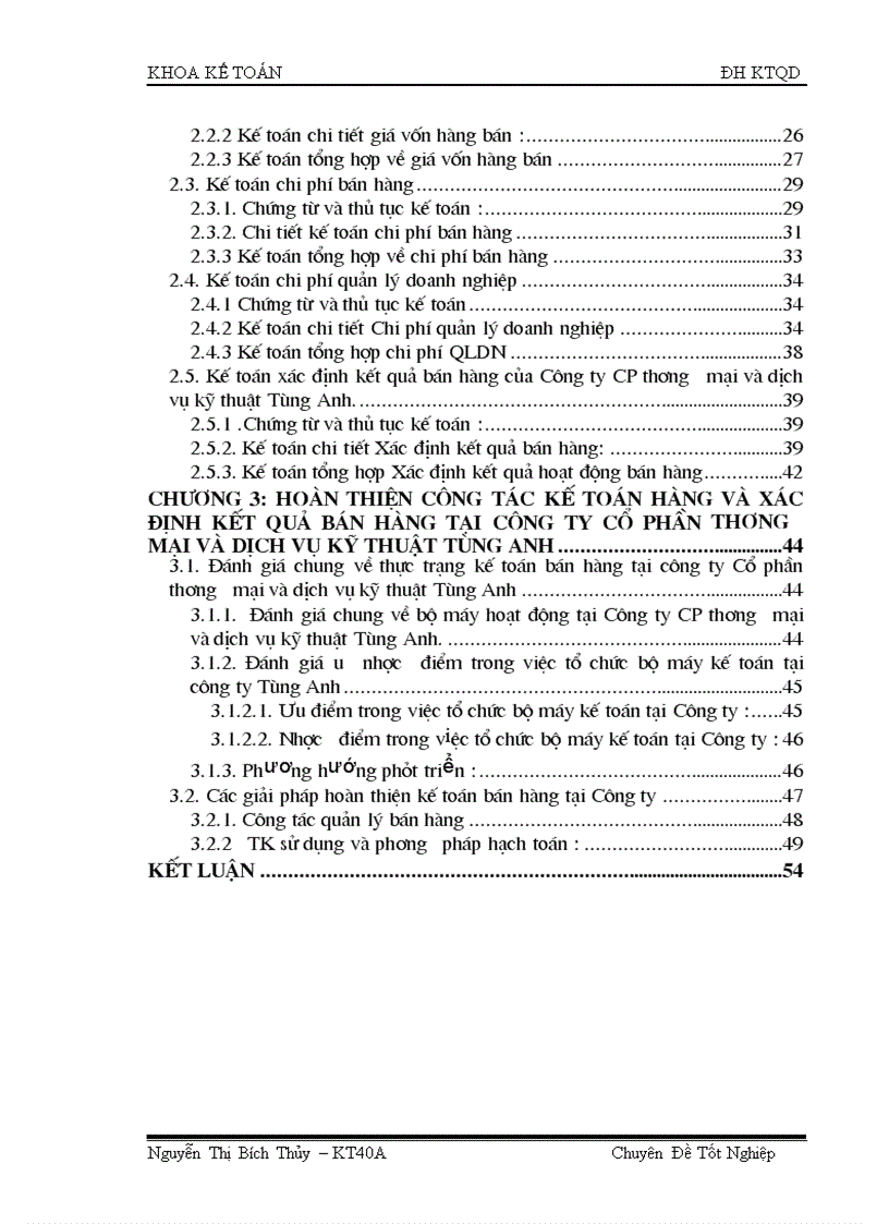 image for page Hoàn thiện kế toán bán hàng và xác định kết quả bán hàng tại công ty cổ phần Thương mại và dịch vụ Kỹ thuật Tùng Anh
