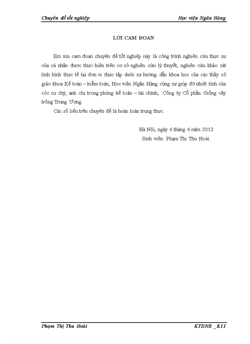 image for page Kế toán tiêu thụ thành phẩm và xác định kết quả tiêu thụ thánh phẩm tại công ty Cổ phần Giống cây trồng Trung Ương 1