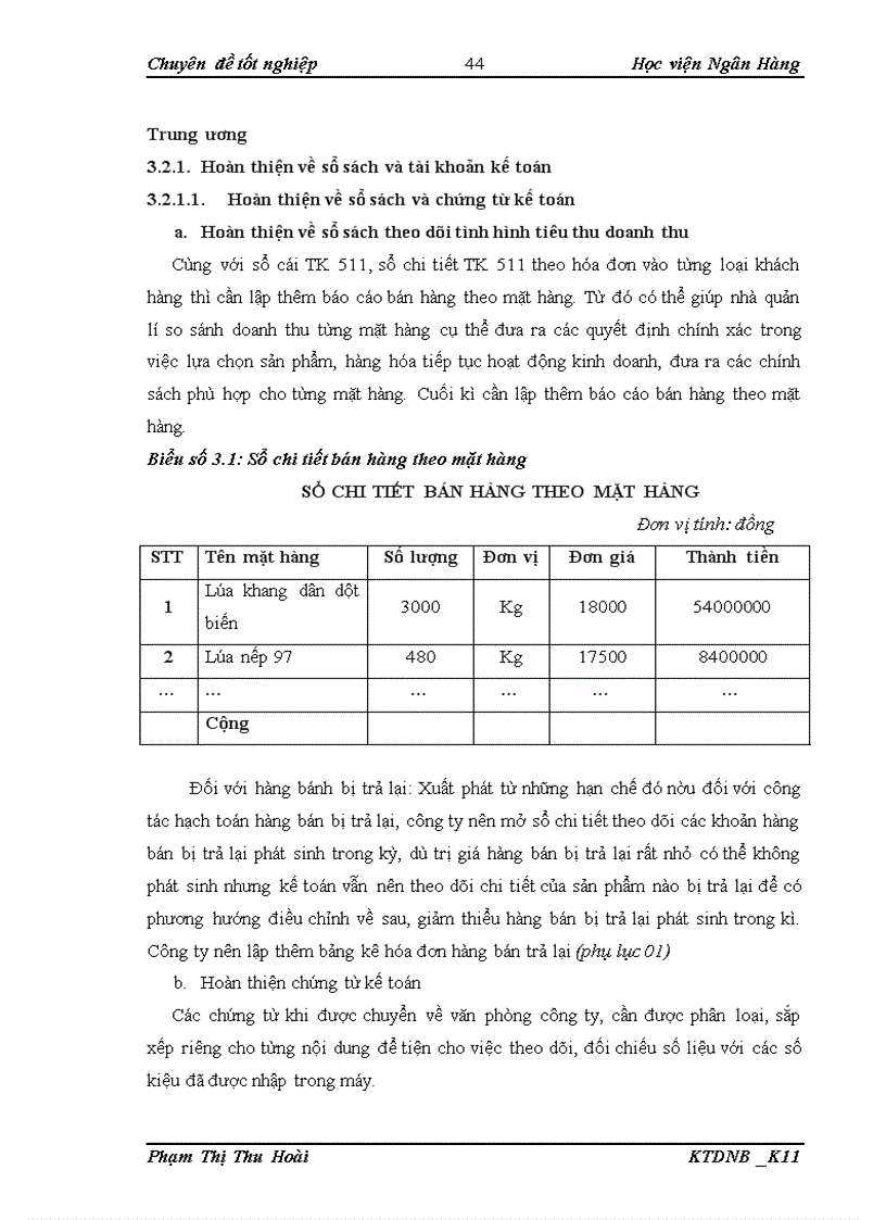 image for page Kế toán tiêu thụ thành phẩm và xác định kết quả tiêu thụ thánh phẩm tại công ty Cổ phần Giống cây trồng Trung Ương 1
