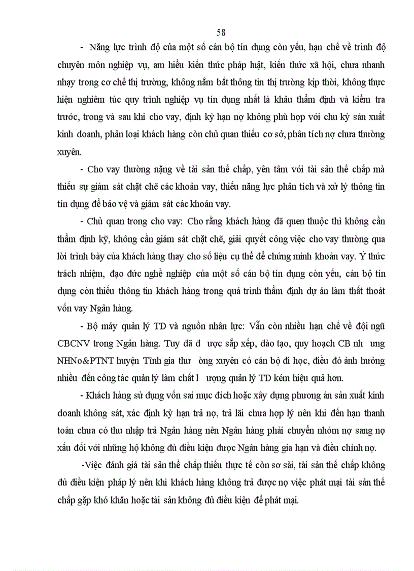 image for page Một số giải pháp nâng cao chất lượng tín dụng cho vay đối với hộ sản xuất tại chi nhánh Ngân hàng Nông nghiệp và Phát triển nông thôn huyện Tĩnh Gia tỉnh Thanh Hoá