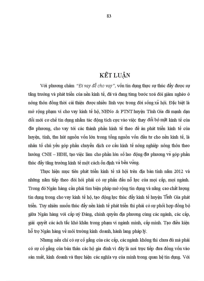 image for page Một số giải pháp nâng cao chất lượng tín dụng cho vay đối với hộ sản xuất tại chi nhánh Ngân hàng Nông nghiệp và Phát triển nông thôn huyện Tĩnh Gia tỉnh Thanh Hoá