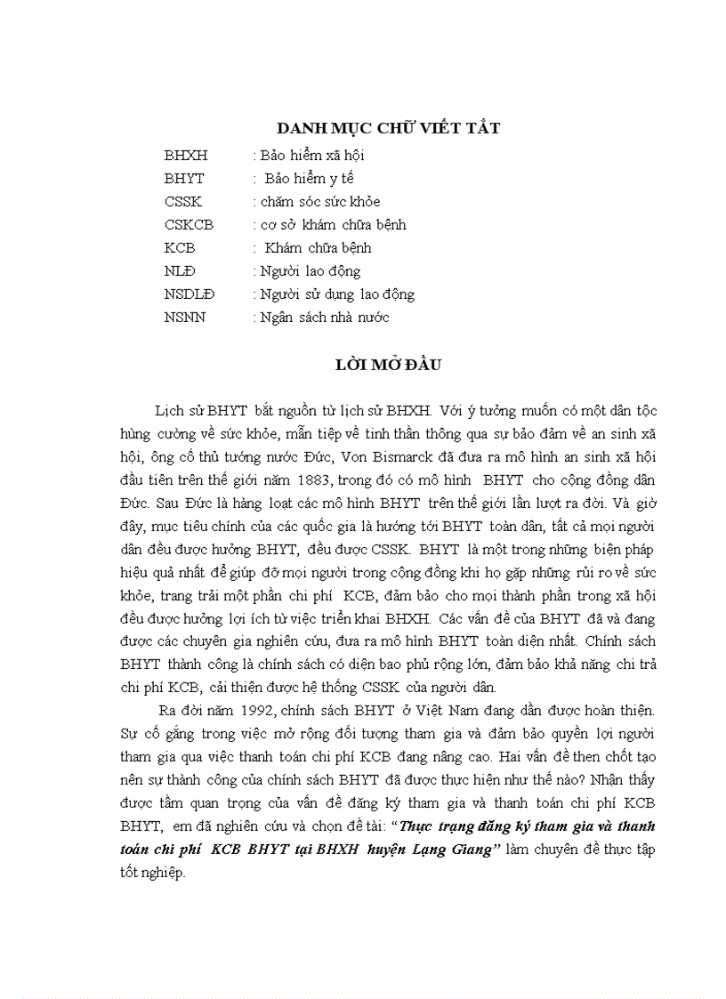 image for page Thực trạng đăng ký tham gia và thanh toán chi phí KCB BHYT tại BHXH huyện Lạng Giang