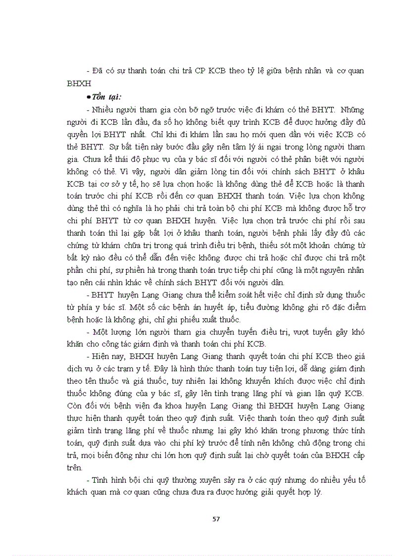 image for page Thực trạng đăng ký tham gia và thanh toán chi phí KCB BHYT tại BHXH huyện Lạng Giang