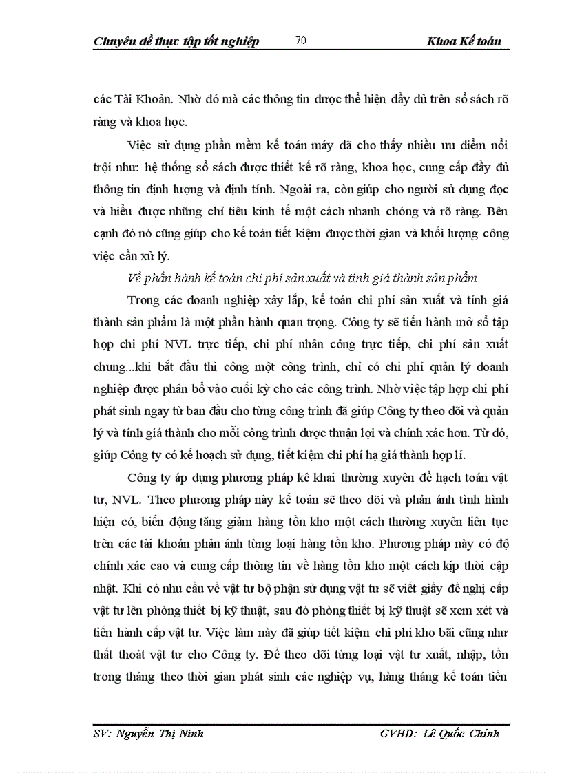 image for page Hoàn thiện kế toán chi phí sản xuất và tính giá thành sản phẩm xây lắp tại Công ty cổ phần đầu tư và xây dựng Thành Nam
