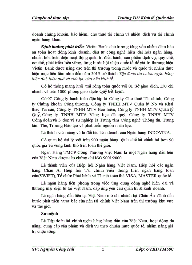 image for page Giải pháp mở rộng và phát triển hoạt động cho vay đối với doanh nghiệp vừa và nhỏ của NHTMCP Công thương Việt Nam chi nhánh Tô Hiệu