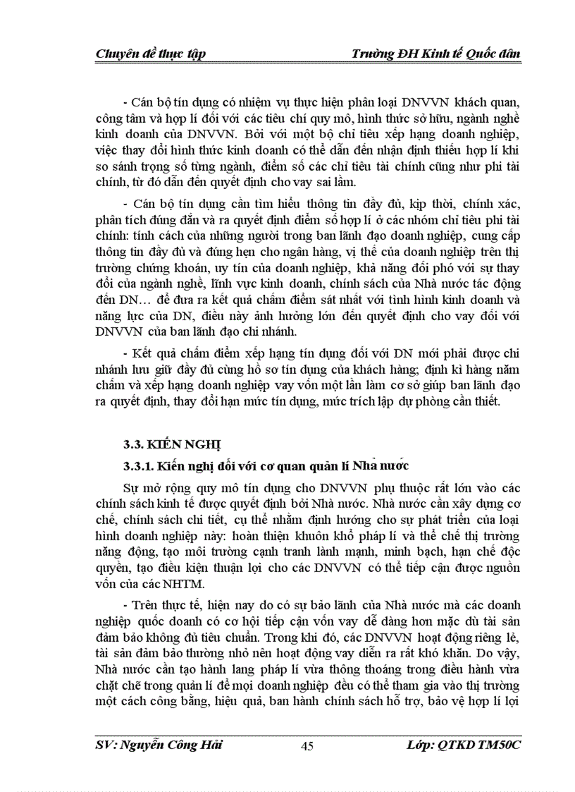 image for page Giải pháp mở rộng và phát triển hoạt động cho vay đối với doanh nghiệp vừa và nhỏ của NHTMCP Công thương Việt Nam chi nhánh Tô Hiệu