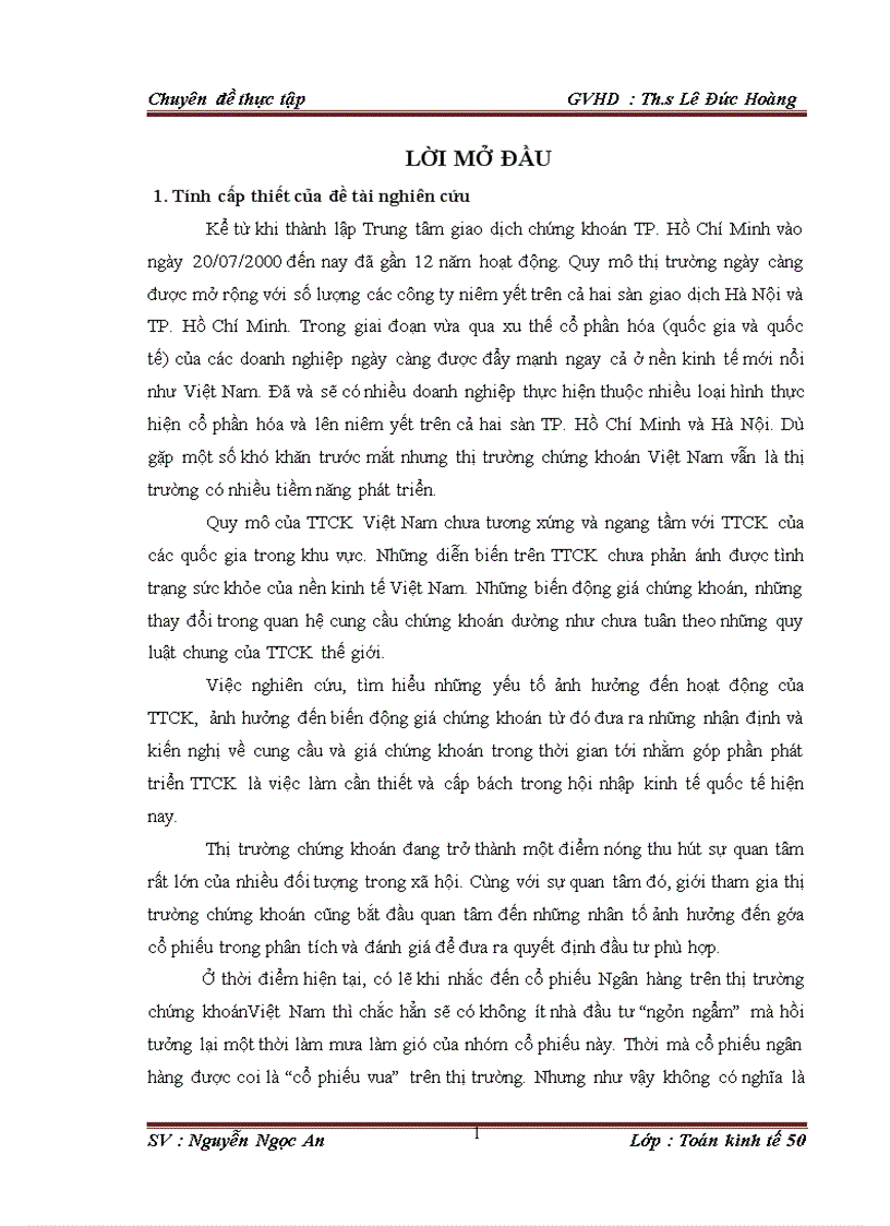 image for page Phân tích tác động của một số nhân tố ảnh hưởng đến giá cổ phiếu Ngân hàng trên sàn HOSE giai đoạn 2010 201