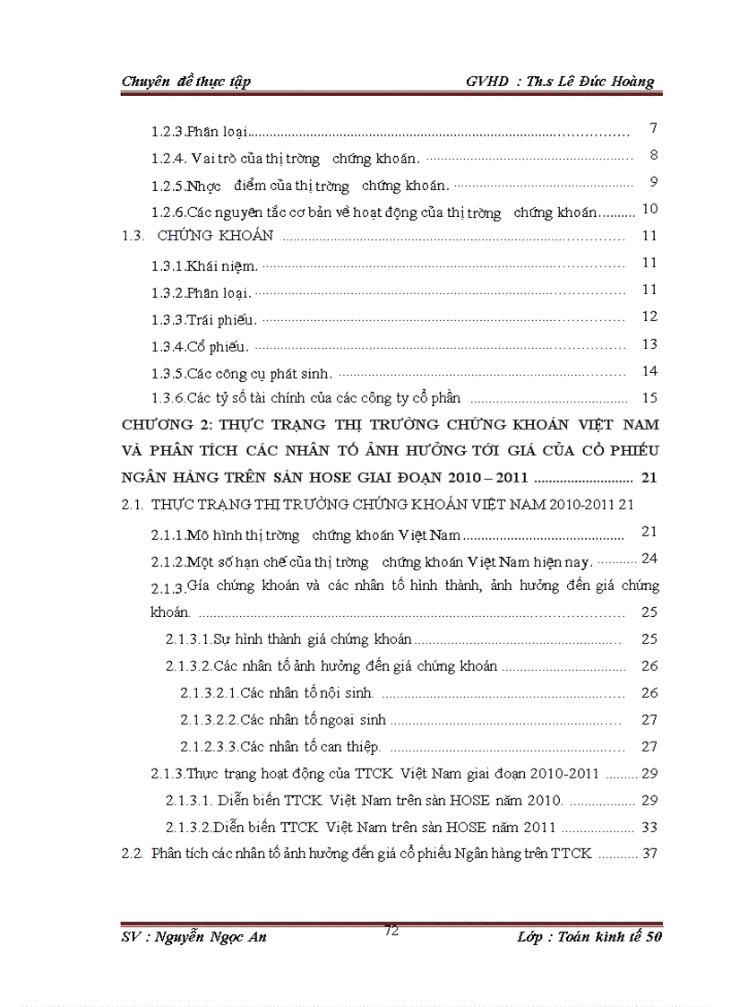 image for page Phân tích tác động của một số nhân tố ảnh hưởng đến giá cổ phiếu Ngân hàng trên sàn HOSE giai đoạn 2010 201