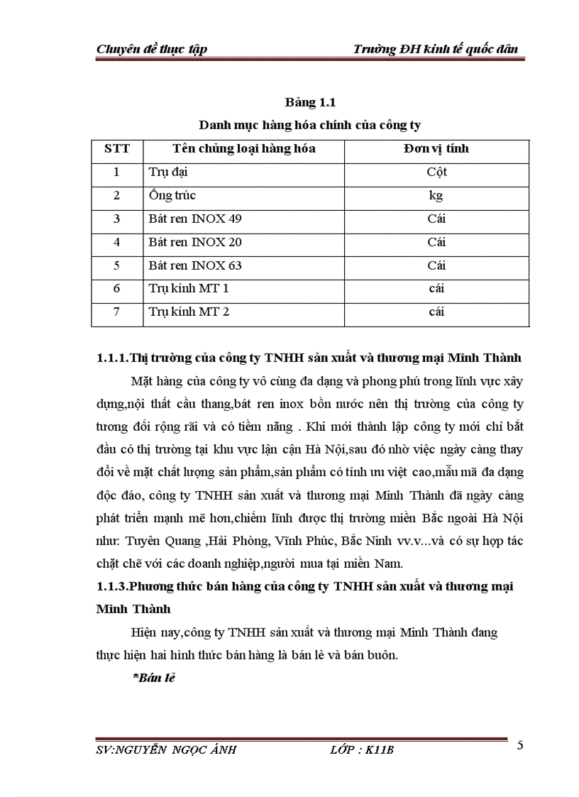 image for page Tổ chức công tác kế toán bán hàng và xác định kết quả bán hàng tại Công ty TNHH sản xuất và thương mại Minh Thành