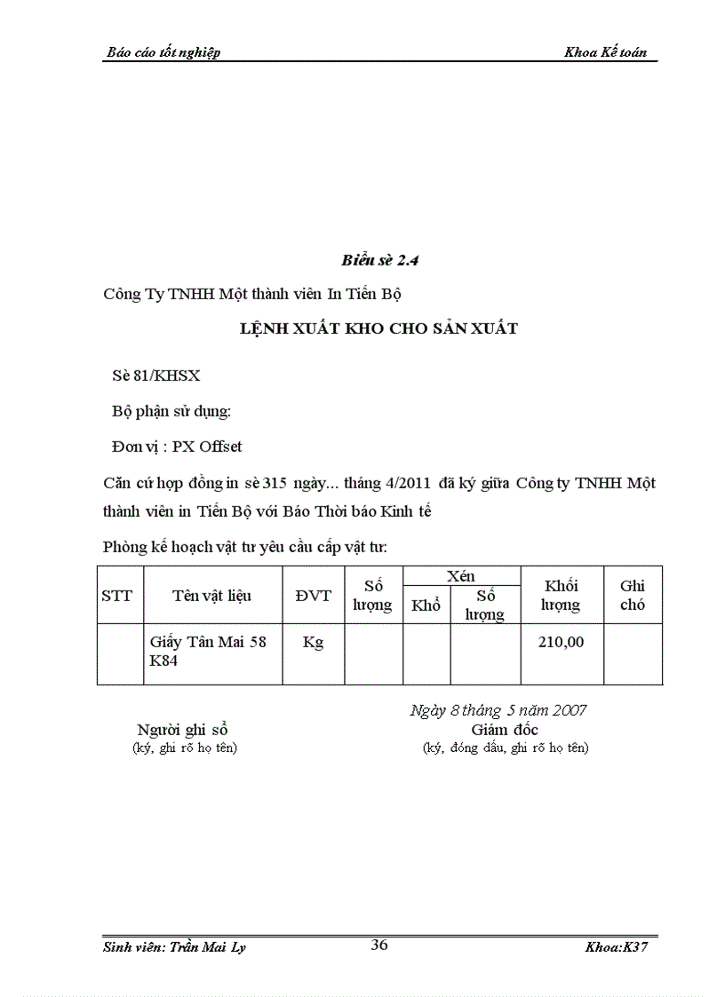 image for page Kế toán Nguyên liệu vật liệu tại Công ty TNHH Một thành viên In Tiến Bộ 1