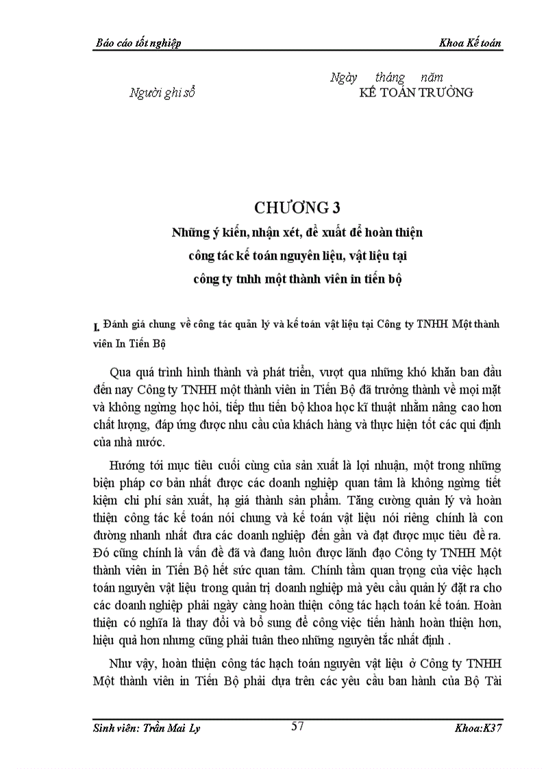 image for page Kế toán Nguyên liệu vật liệu tại Công ty TNHH Một thành viên In Tiến Bộ 1