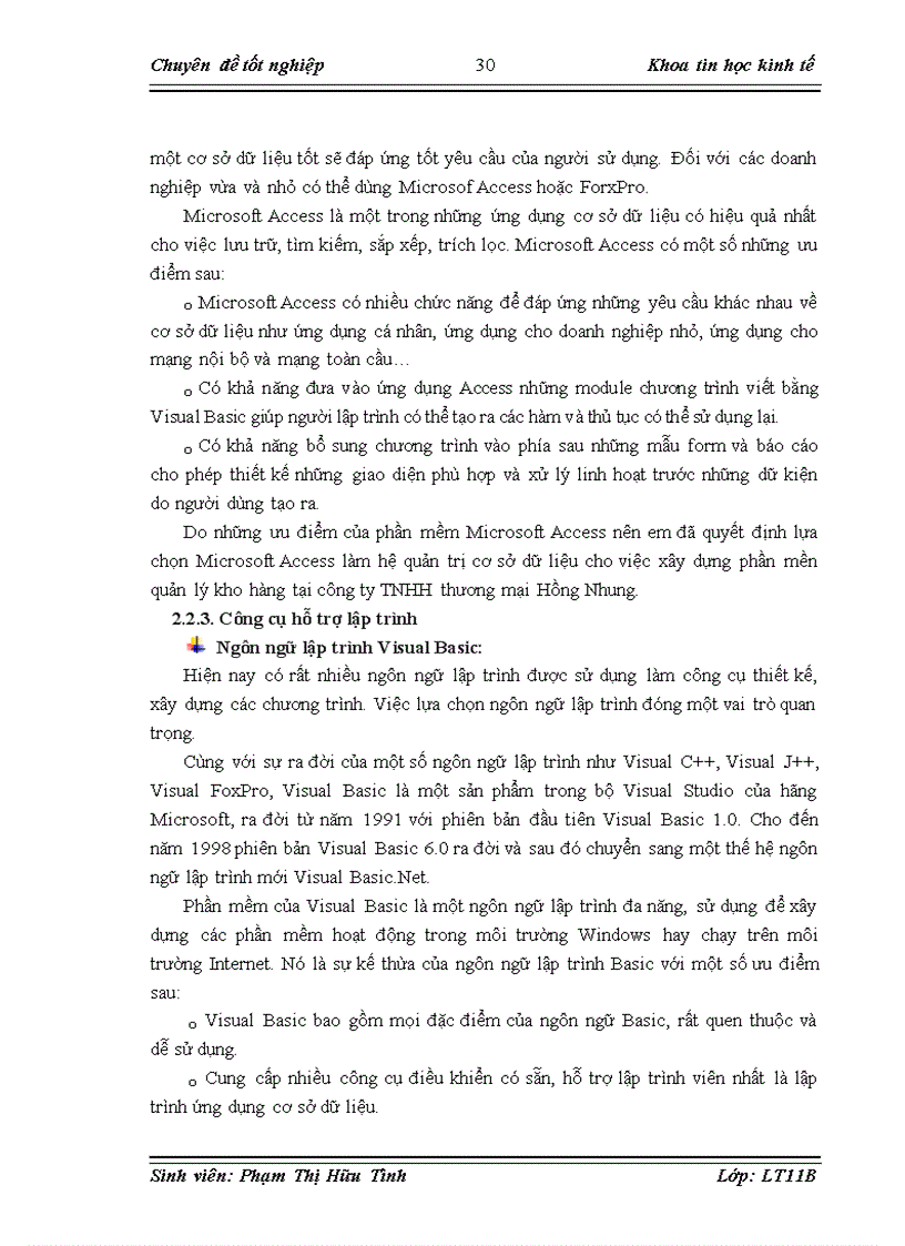 image for page Xây dựng phần mềm quản lý kho tại công ty TNHH Thương mại Hồng Nhung