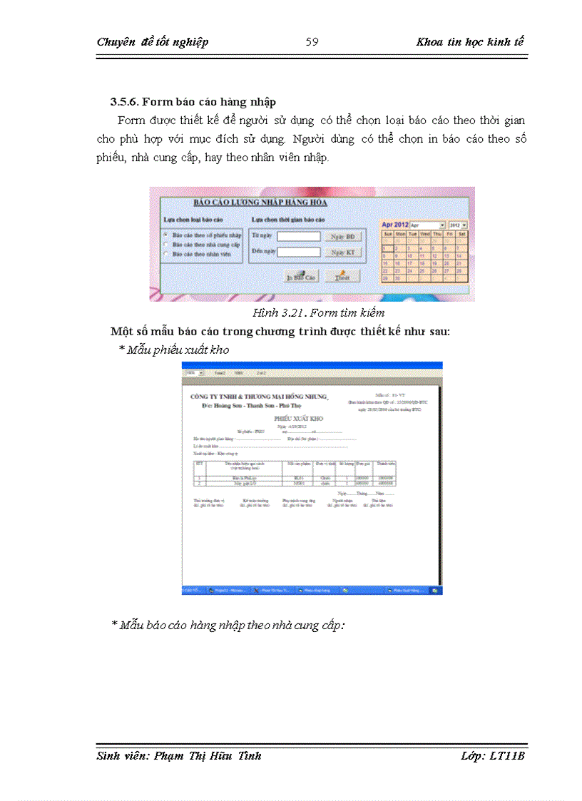 image for page Xây dựng phần mềm quản lý kho tại công ty TNHH Thương mại Hồng Nhung
