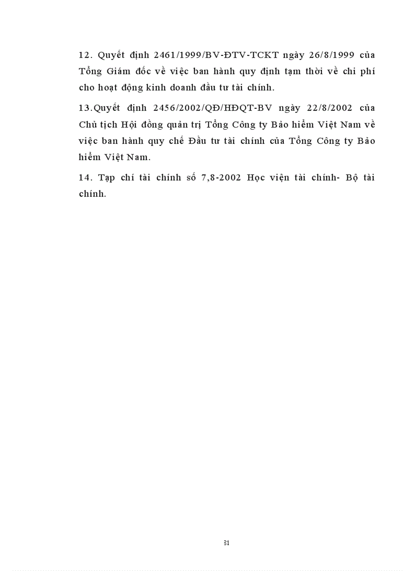 image for page Giải pháp nâng cao chất lượng thẩm định tài chính dự án đầu tư tại Tổng công ty Bảo hiểm Việt Nam