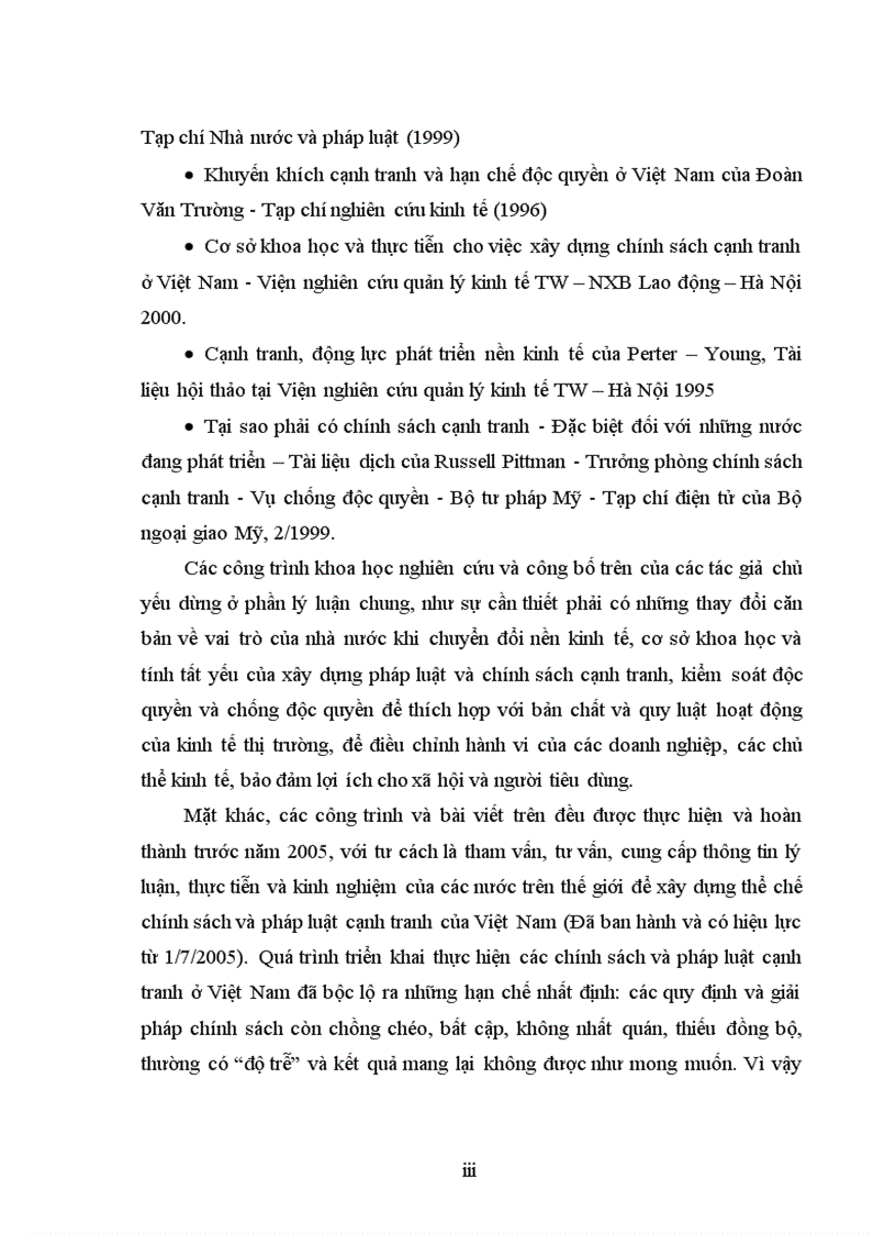 image for page Hoàn thiện chính sách cạnh tranh và kiểm soát độc quyền kinh doanh ở việt nam trong điều kiện hội nhập kinh tế quốc tế