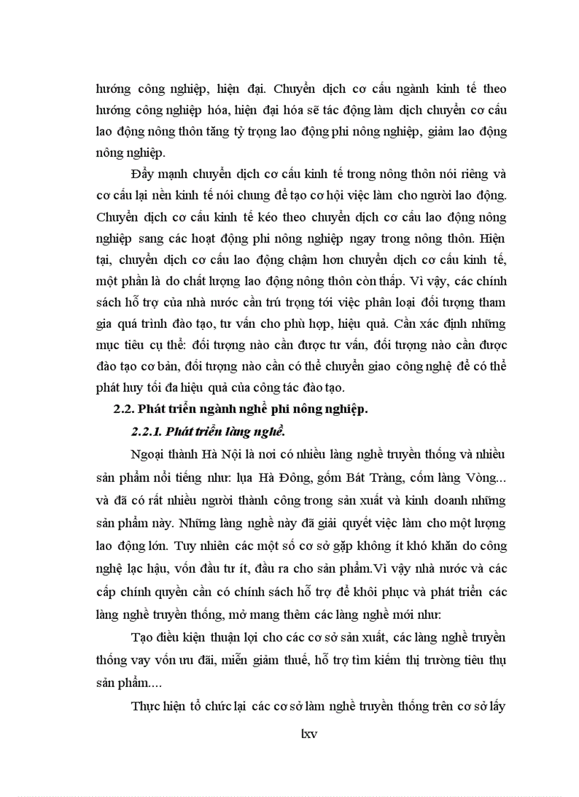 image for page Giải pháp giải quyết việc làm cho lao động nông thôn ngoại thành Hà Nội giai đoạn 2009 2015
