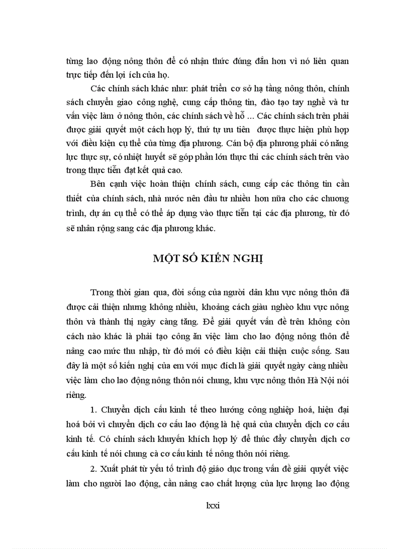 image for page Giải pháp giải quyết việc làm cho lao động nông thôn ngoại thành Hà Nội giai đoạn 2009 2015
