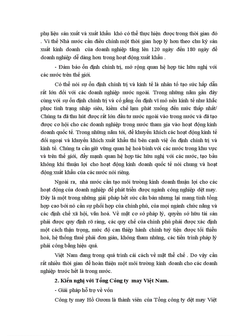 image for page Một số giải pháp nhằm nâng cao khả năng cạnh tranh của Công ty may Hồ Gươm 4