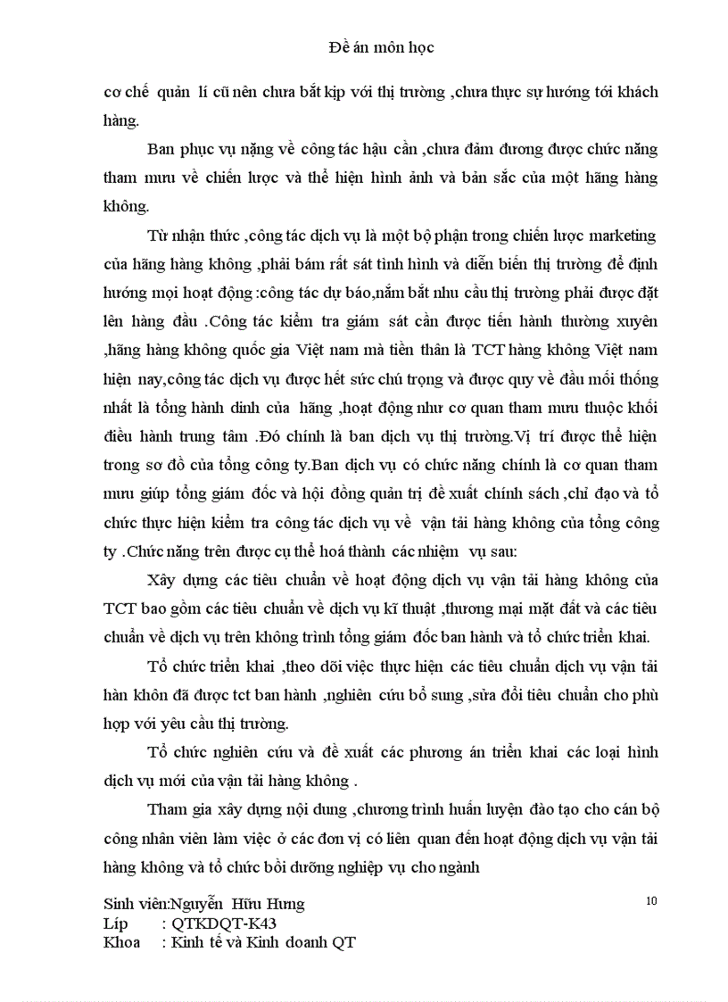 image for page Chiến lược kinh doanh của Việt Nam airlines