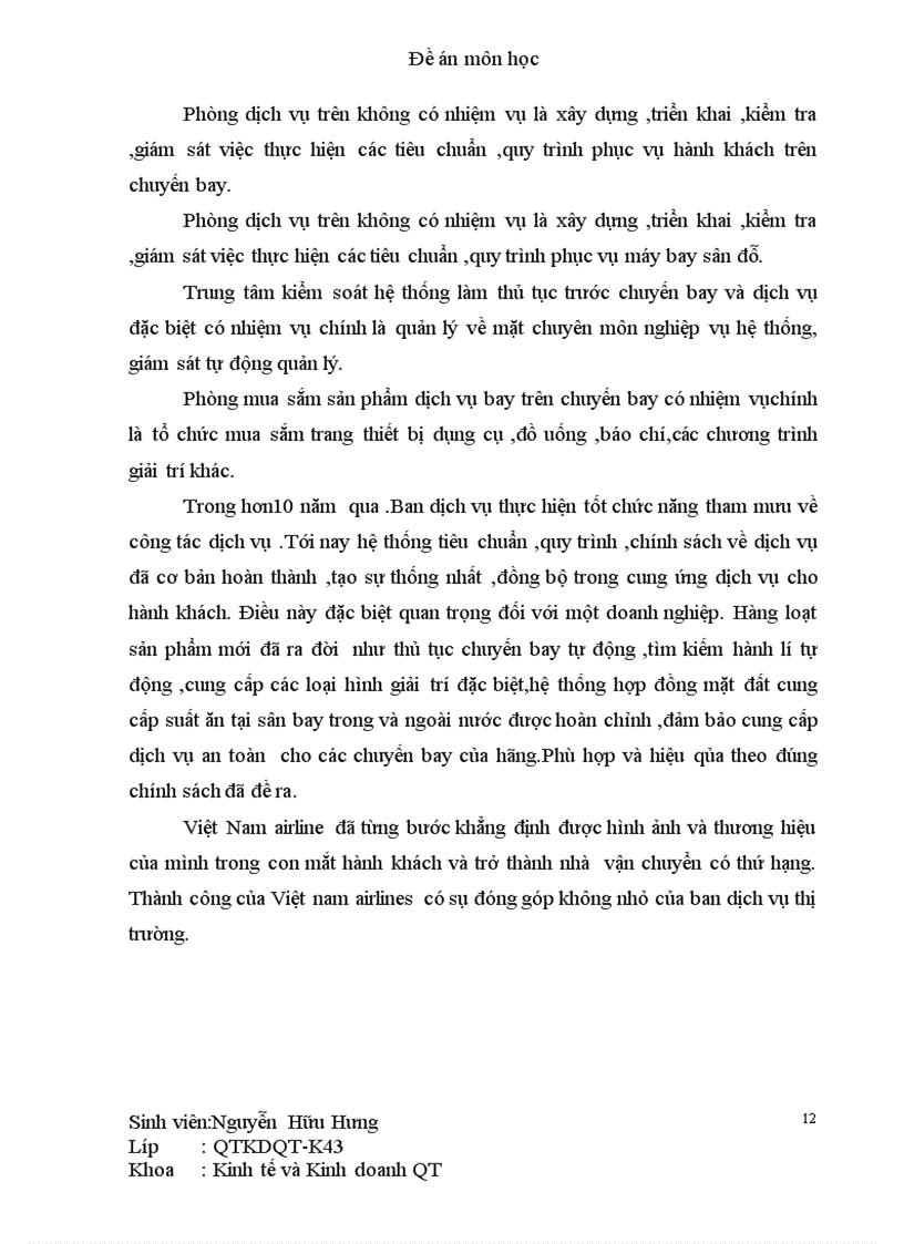 image for page Chiến lược kinh doanh của Việt Nam airlines