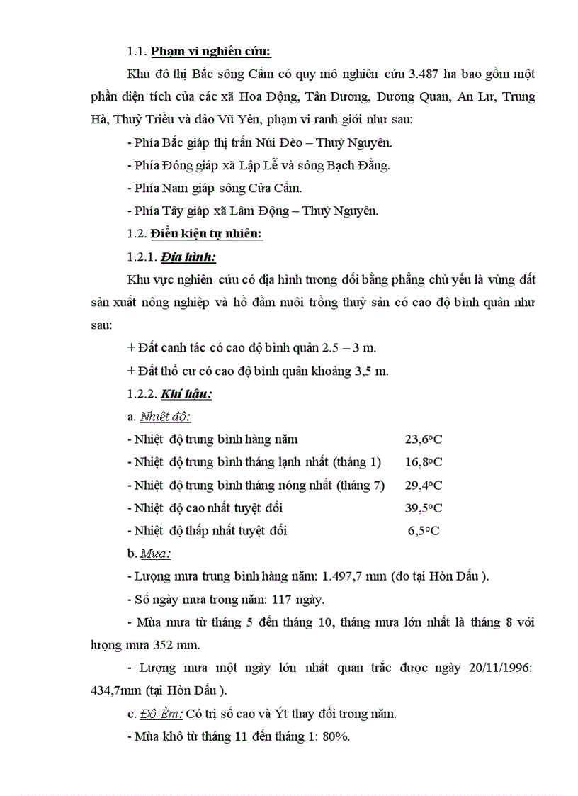 image for page Quy hoạch và phát triển khu đô thị Bắc sông Cấm