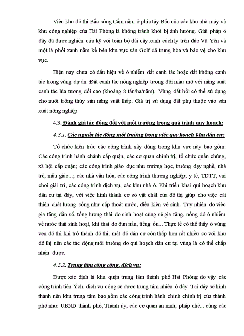 image for page Quy hoạch và phát triển khu đô thị Bắc sông Cấm