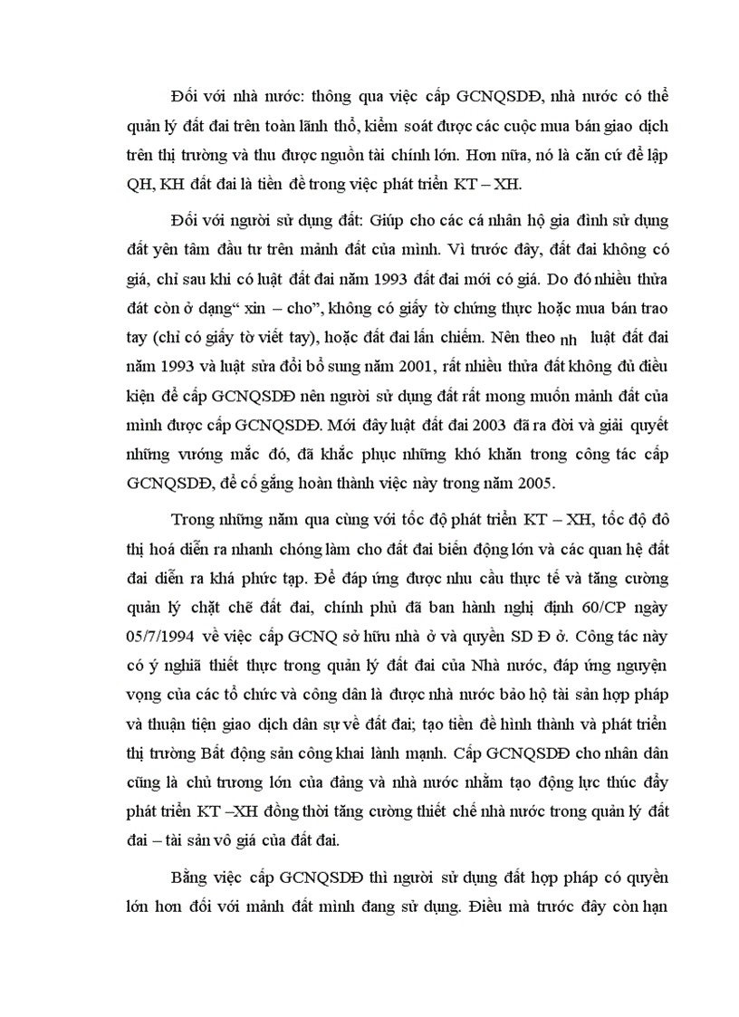 image for page Cơ sở khoa học của việc cấp GCNQSDĐ ở cho hộ gia đình cá nhân đang sử dụng đất 4