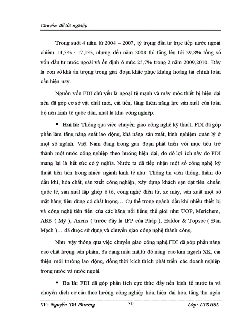 image for page Thực trạng và giải pháp nhằm thu hút FDI vào Việt Nam