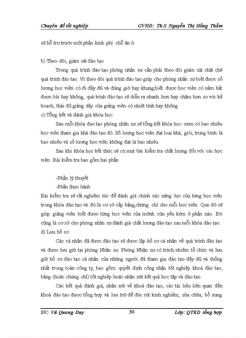 image for page Thực trạng công tác đào tạo và phát triển nguồn nhân lực tại công ty tnhh mtv than dương huy