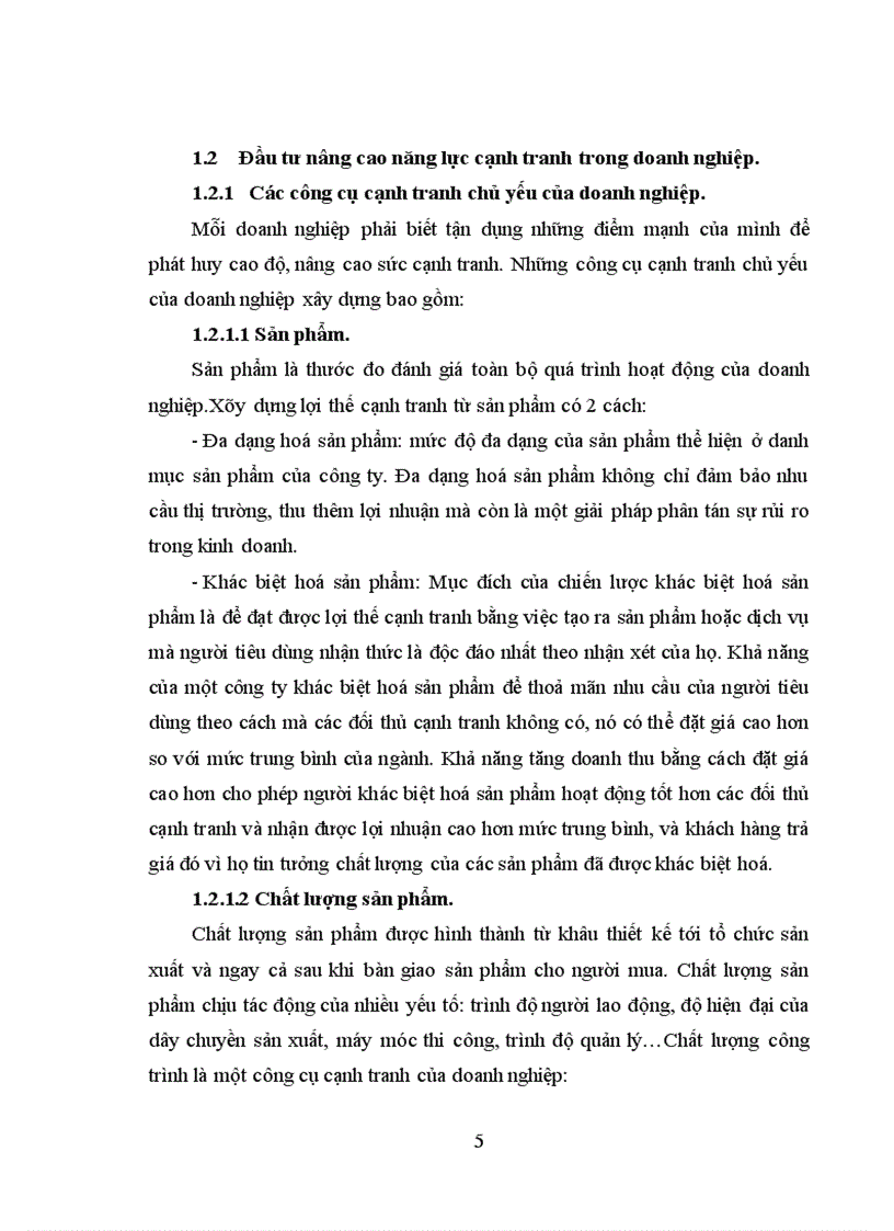 image for page Thực trạng đầu tư nâng cao năng lực cạnh tranh công ty cổ phần sông đà 12 cao cường