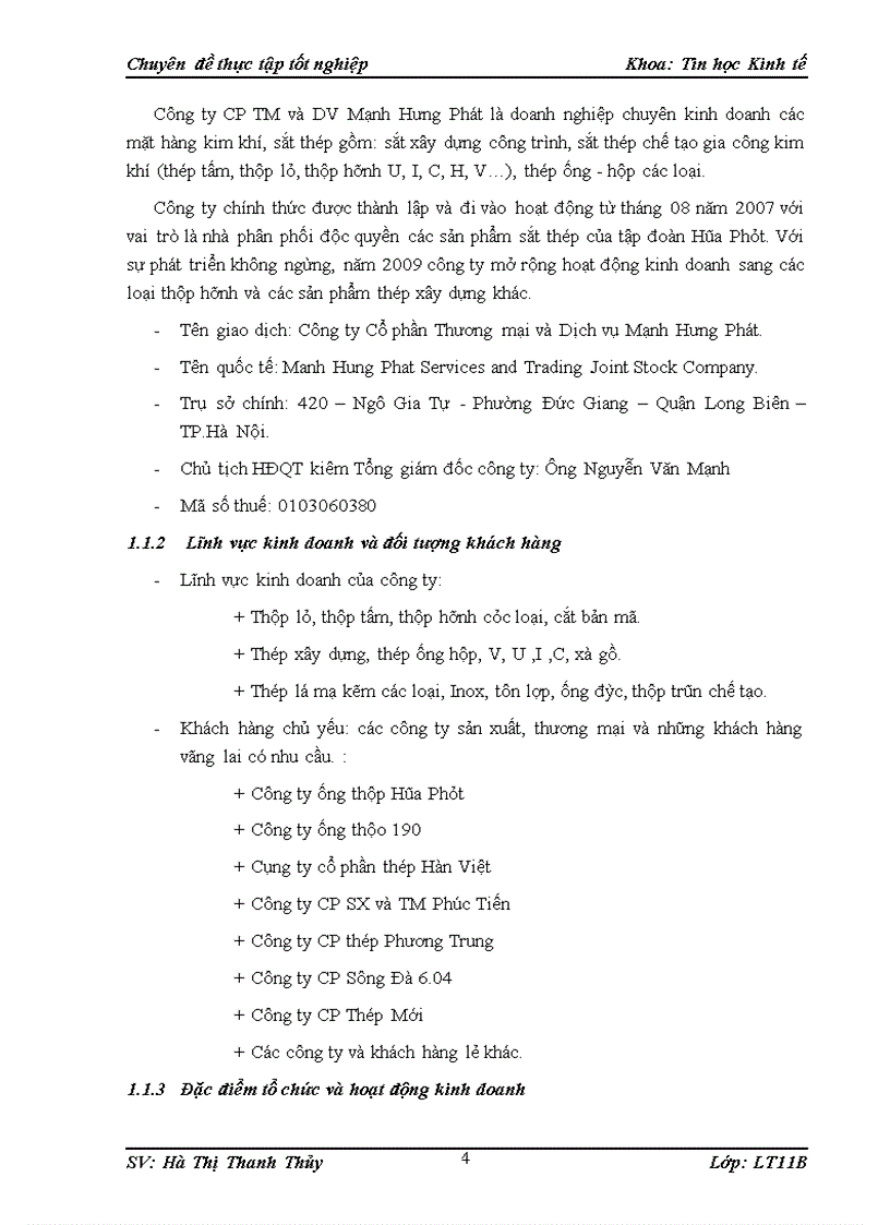 image for page Xây dựng phần mềm quản lý hàng tồn kho tại Công ty cổ phần thương mại và dịch vụ Mạnh Hưng Phát