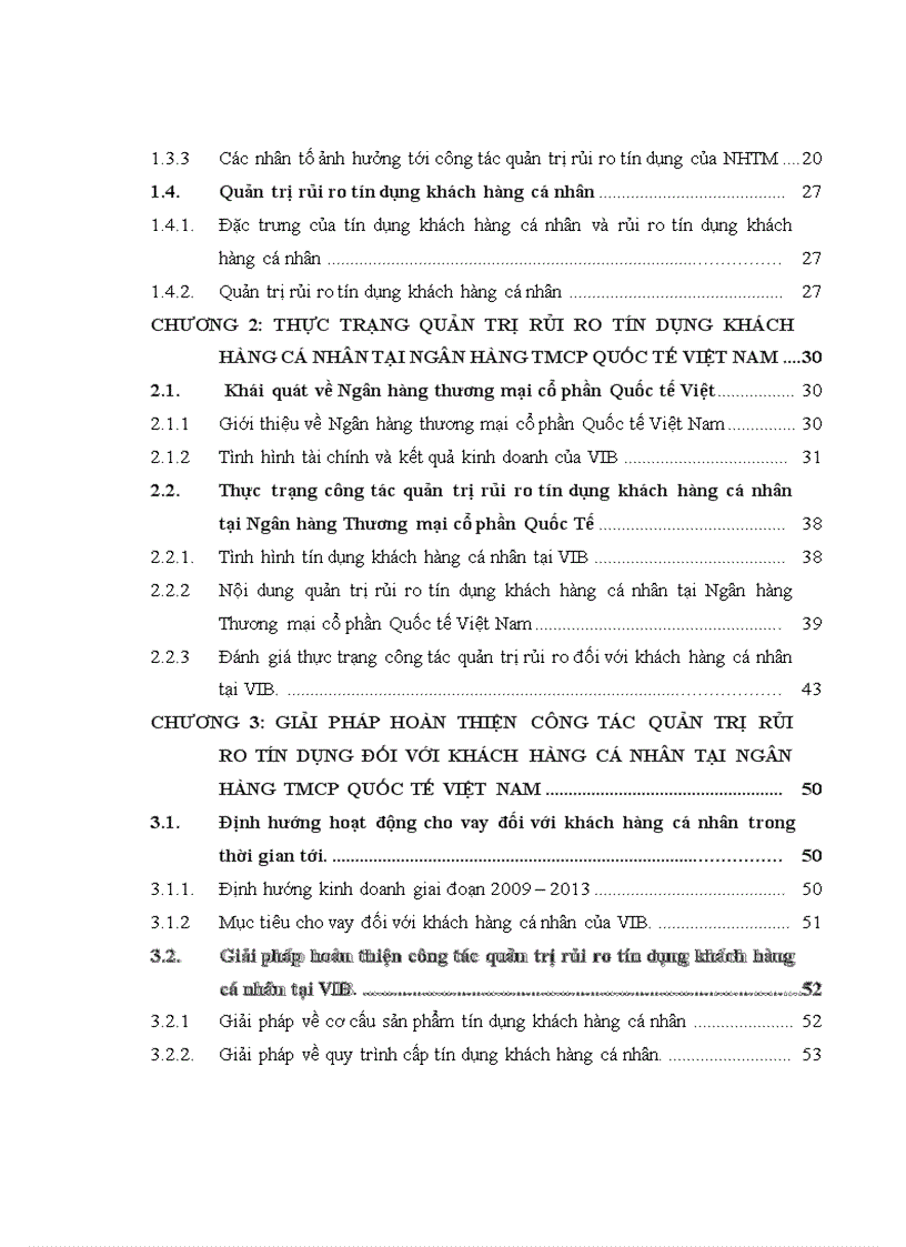 image for page Quản trị rủi ro tín dụng khách hàng cá nhân tại ngân hàng TMCP Quốc tế Việt Nam