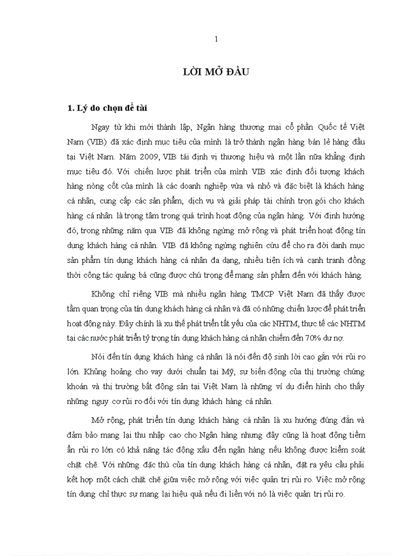 image for page Quản trị rủi ro tín dụng khách hàng cá nhân tại ngân hàng TMCP Quốc tế Việt Nam