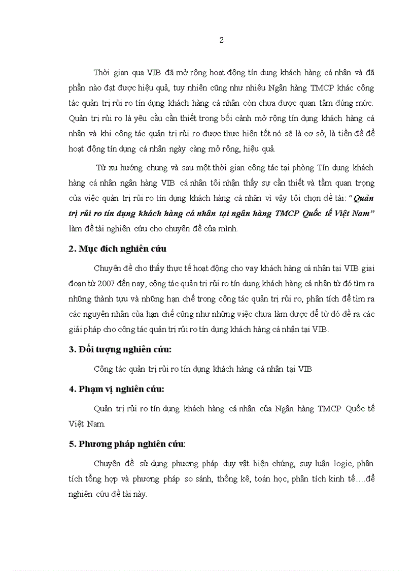 image for page Quản trị rủi ro tín dụng khách hàng cá nhân tại ngân hàng TMCP Quốc tế Việt Nam