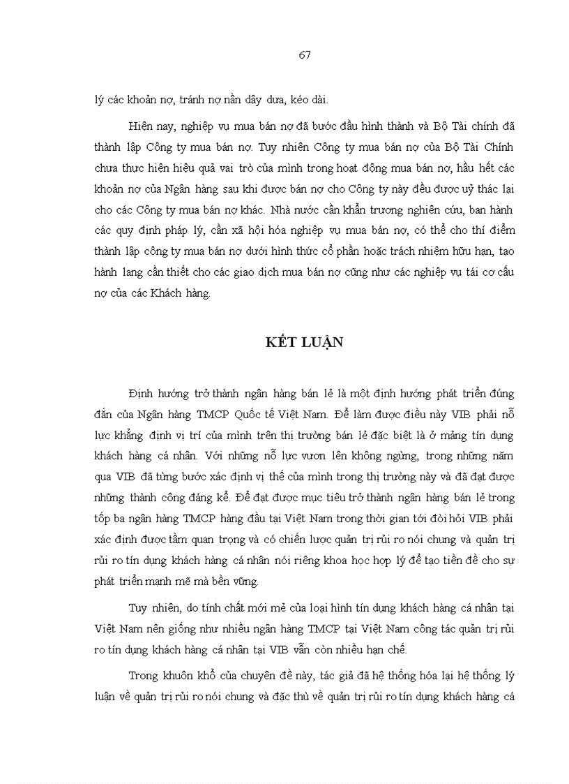 image for page Quản trị rủi ro tín dụng khách hàng cá nhân tại ngân hàng TMCP Quốc tế Việt Nam