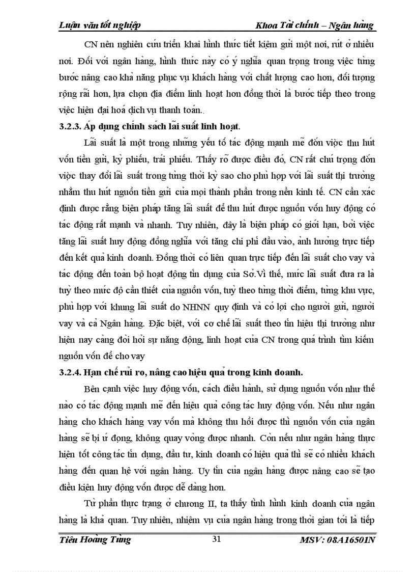 image for page Giải pháp nâng cao hiệu quả huy động vốn tại NHNo PTNT chi nhánh Thăng Long