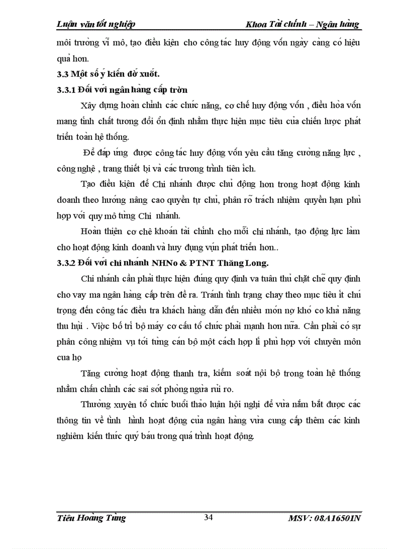 image for page Giải pháp nâng cao hiệu quả huy động vốn tại NHNo PTNT chi nhánh Thăng Long