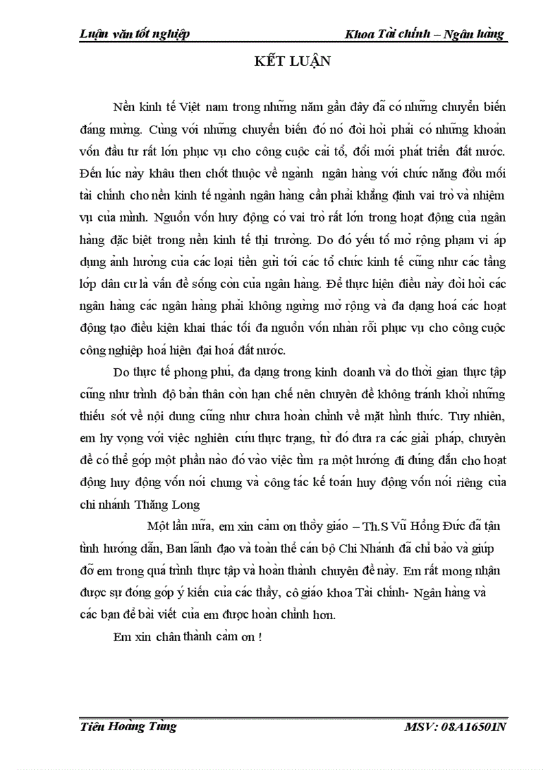 image for page Giải pháp nâng cao hiệu quả huy động vốn tại NHNo PTNT chi nhánh Thăng Long