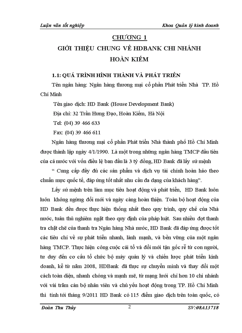 image for page Một số giải pháp tăng cường quản lý rủi ro trong hoạt động cho vay tại HDBank Chi nhánh Hoàn Kiếm
